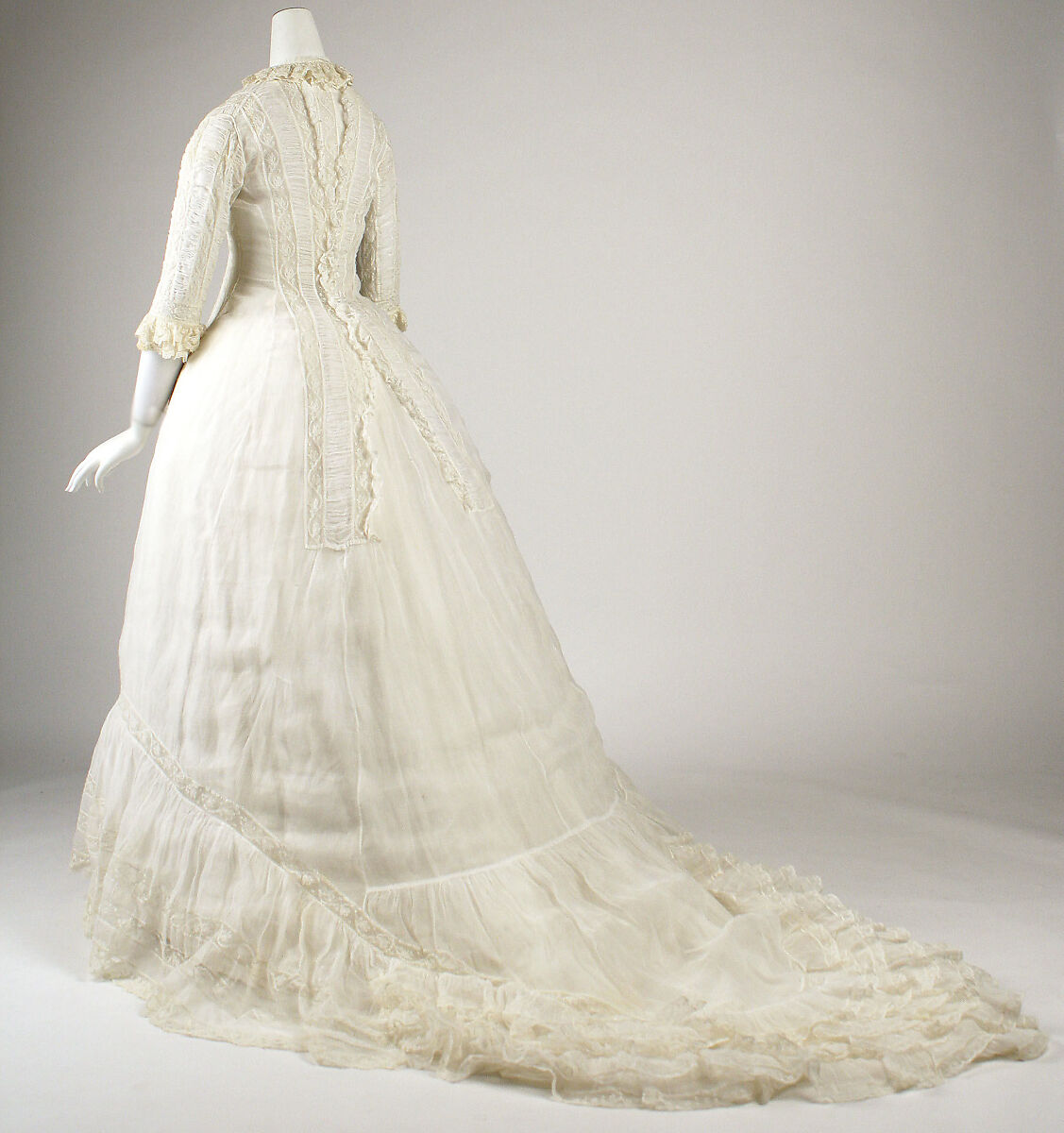 Dress, cotton, American