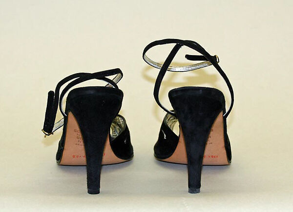 Pumps, Madame Suzy (French), leather, American