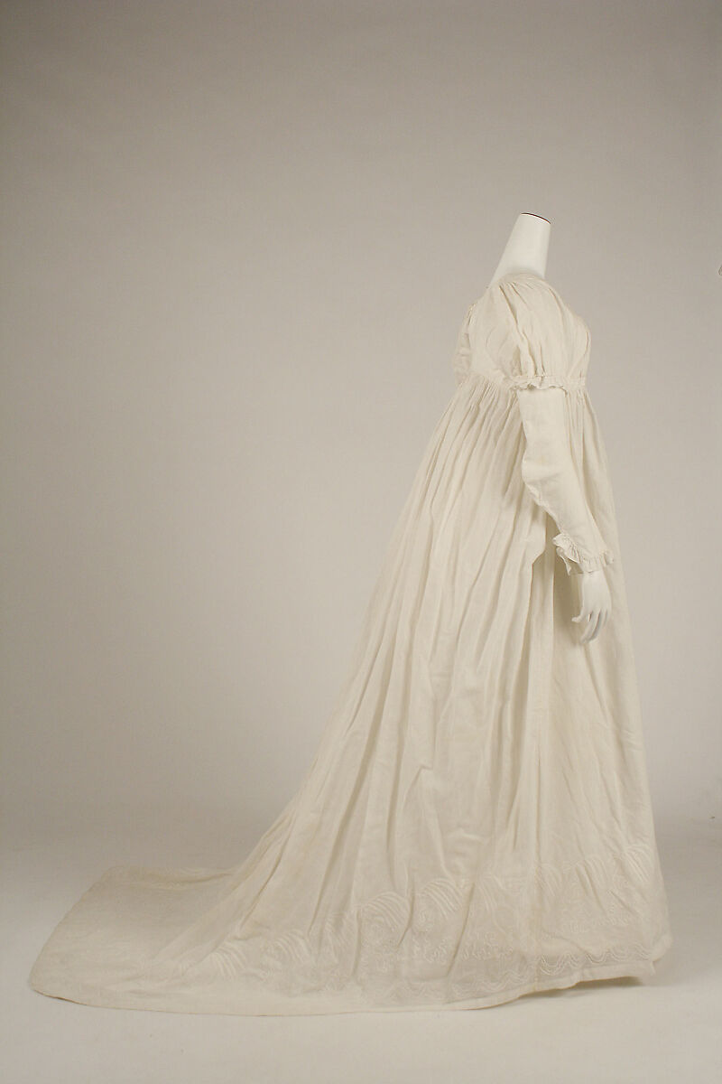 Dress, linen, cotton, American