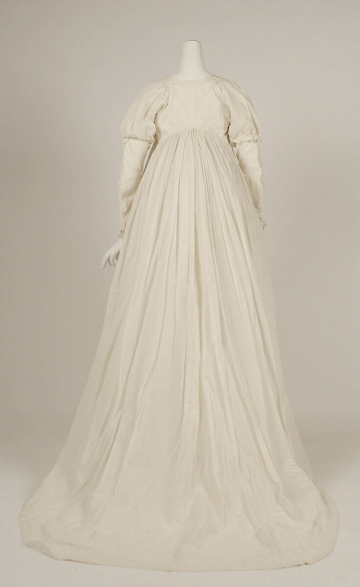 Dress, linen, cotton, American