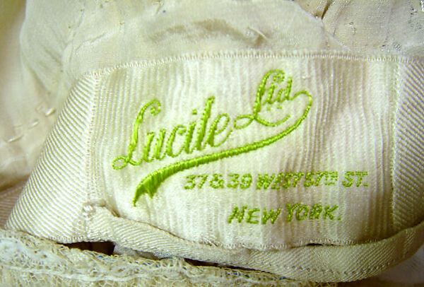 Dress, Lucile Ltd., New York (American, 1910–1932), silk, American