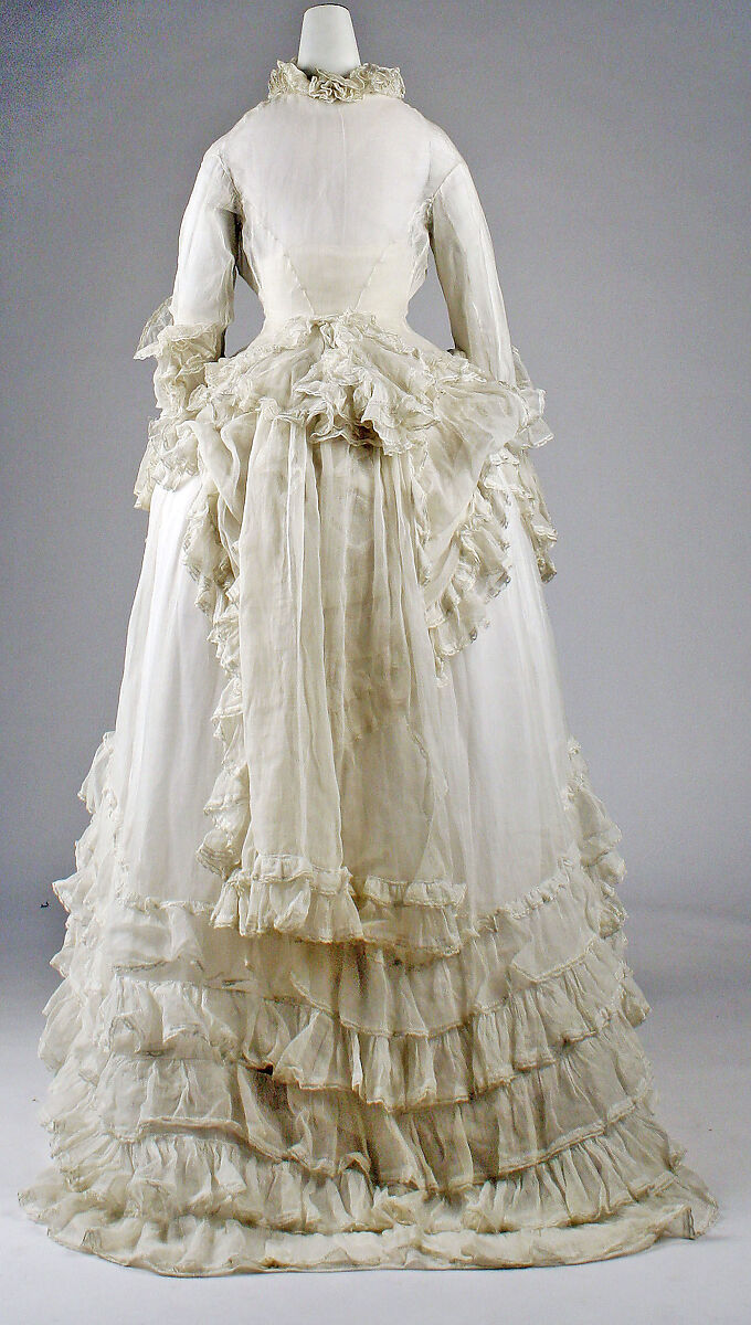 Afternoon dress, cotton, European