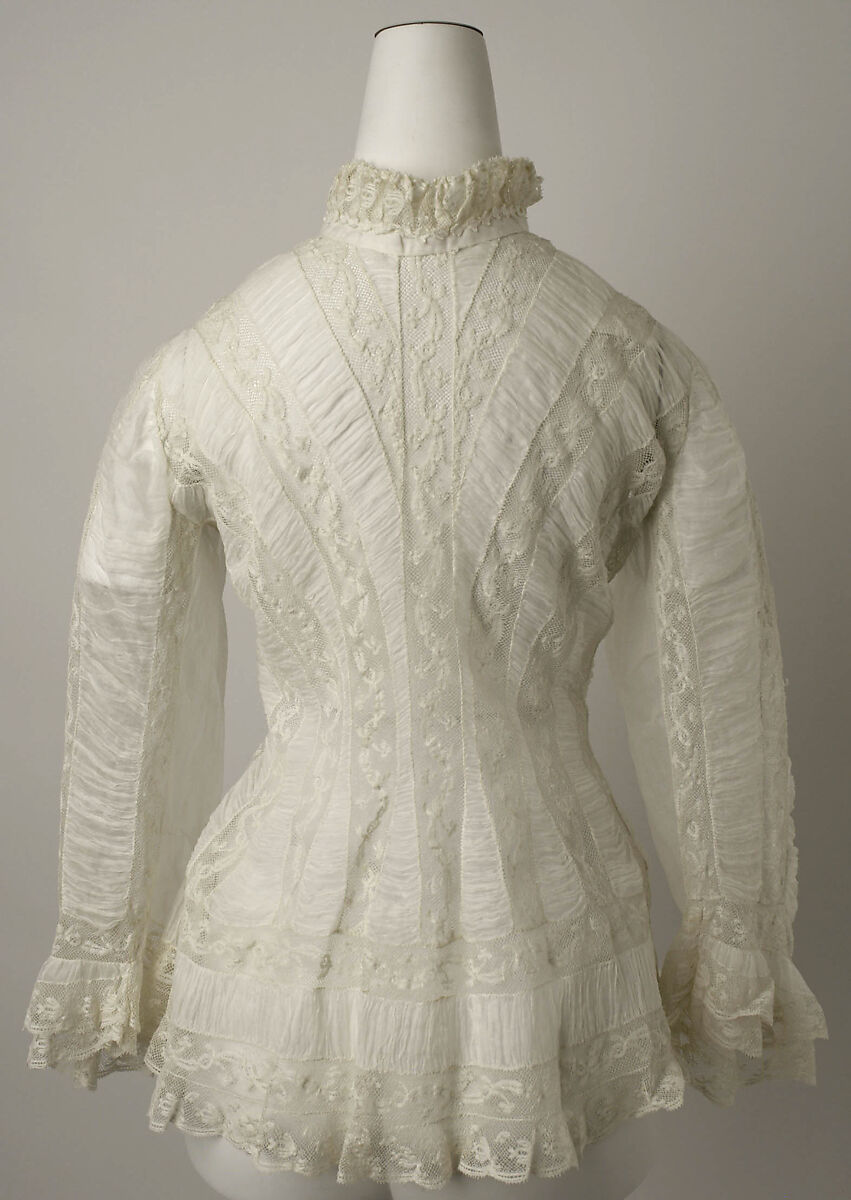 Dressing jacket, linen, cotton, American or European