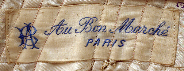 Corset, silk, French
