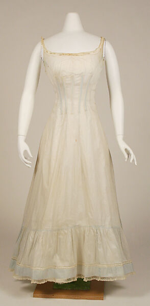 Dress, (a) cotton, American