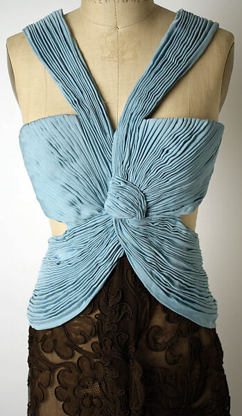 Evening dress, Arnold Scaasi (American, born Montreal, Canada, 1931–2015), silk, synthetic fiber, American