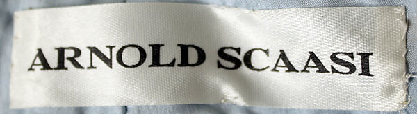 Evening dress, Arnold Scaasi (American, born Montreal, Canada, 1931–2015), silk, synthetic fiber, American