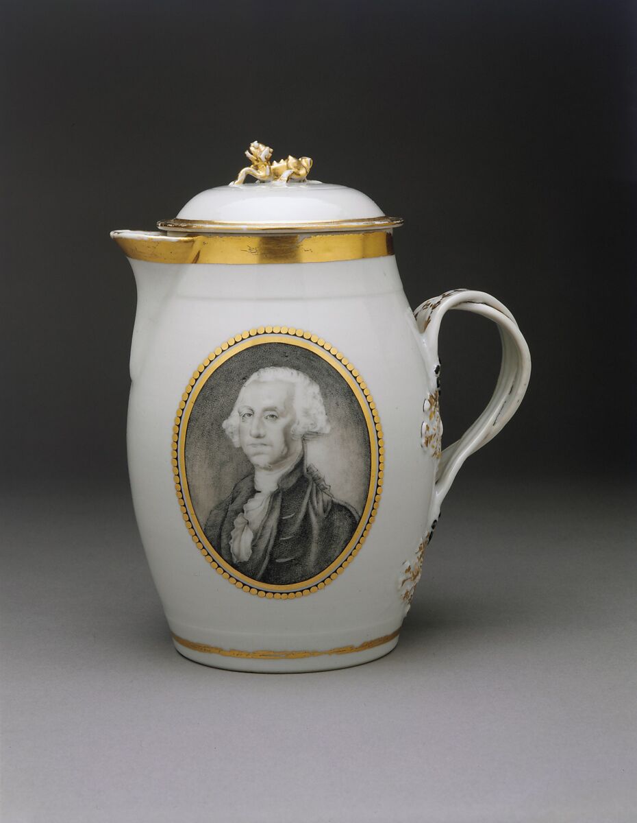 Toddy Jug, Porcelain, Chinese, for American market