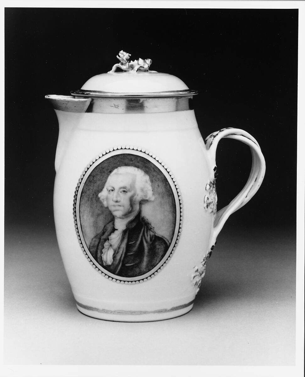 Toddy Jug, Porcelain, Chinese, for American market