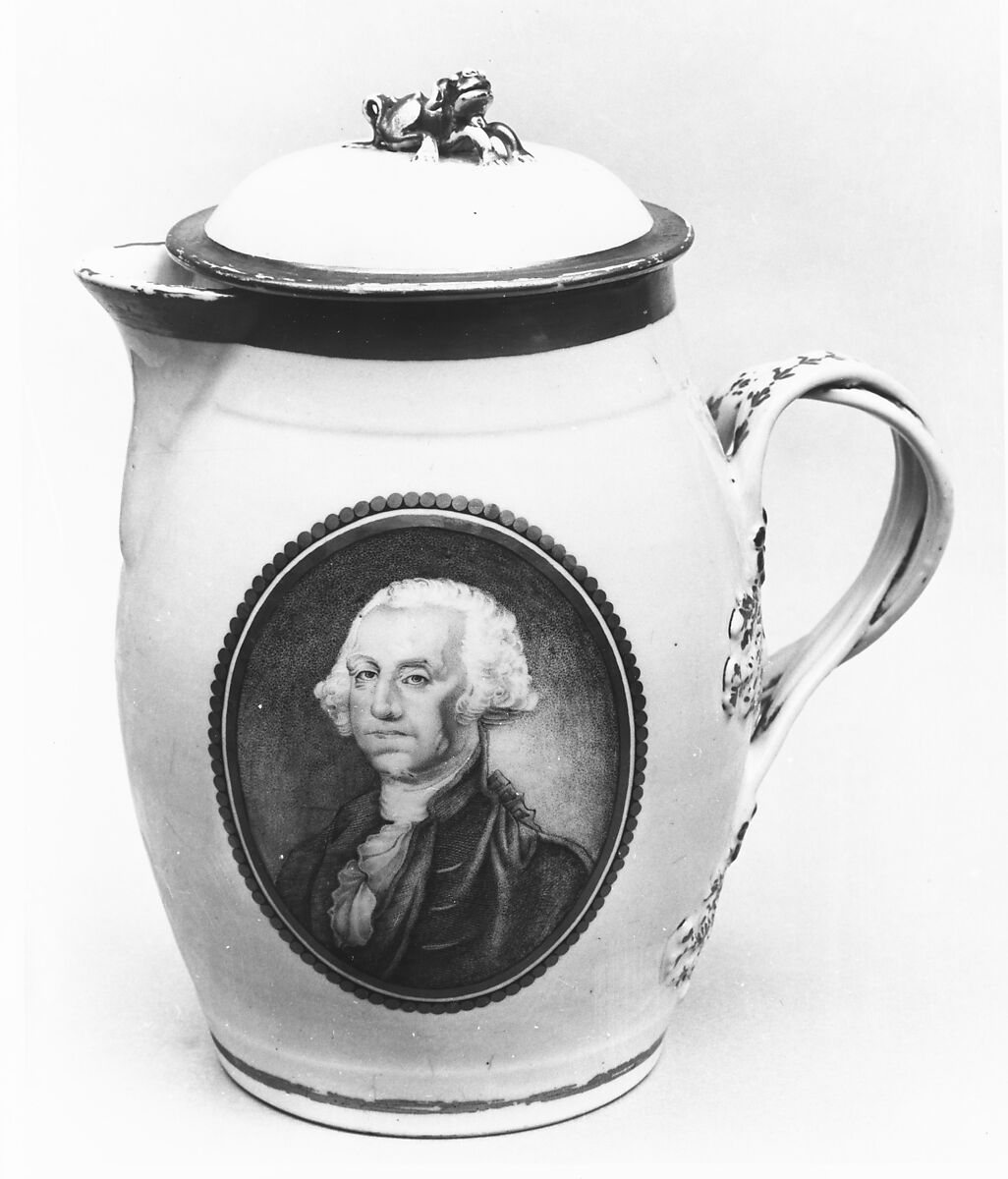 Toddy Jug, Porcelain, Chinese, for American market