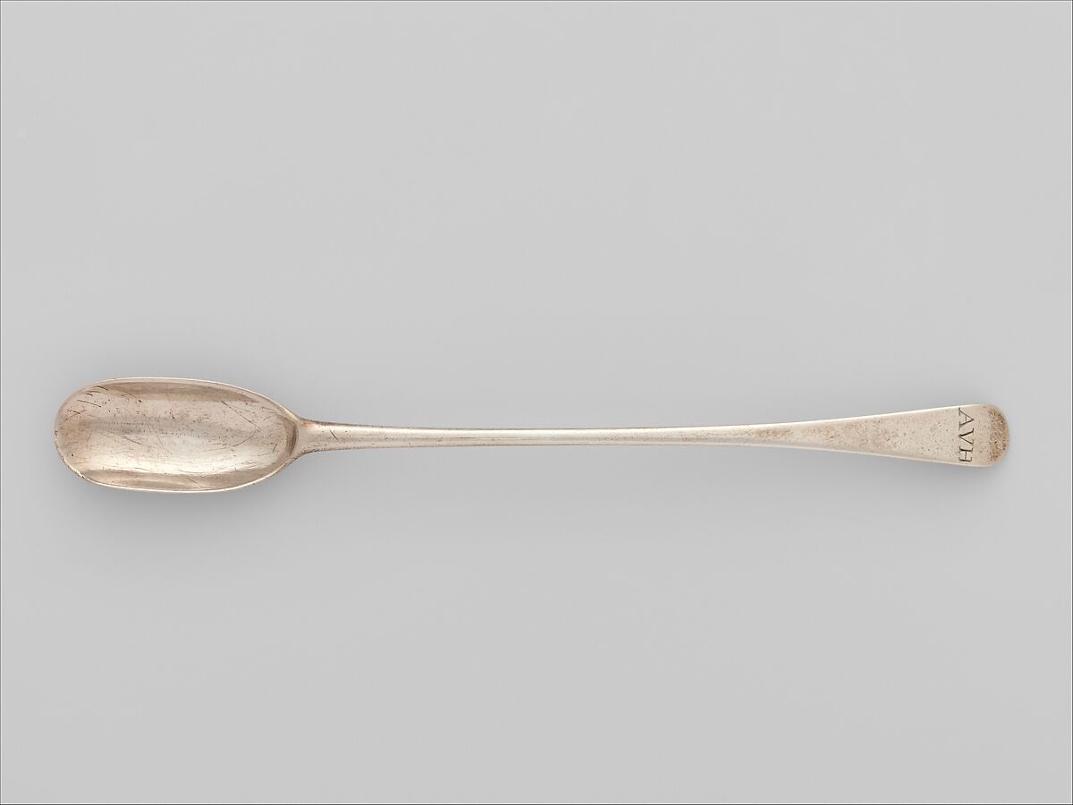 Spoon, Myer Myers (1723–1795), Silver, American