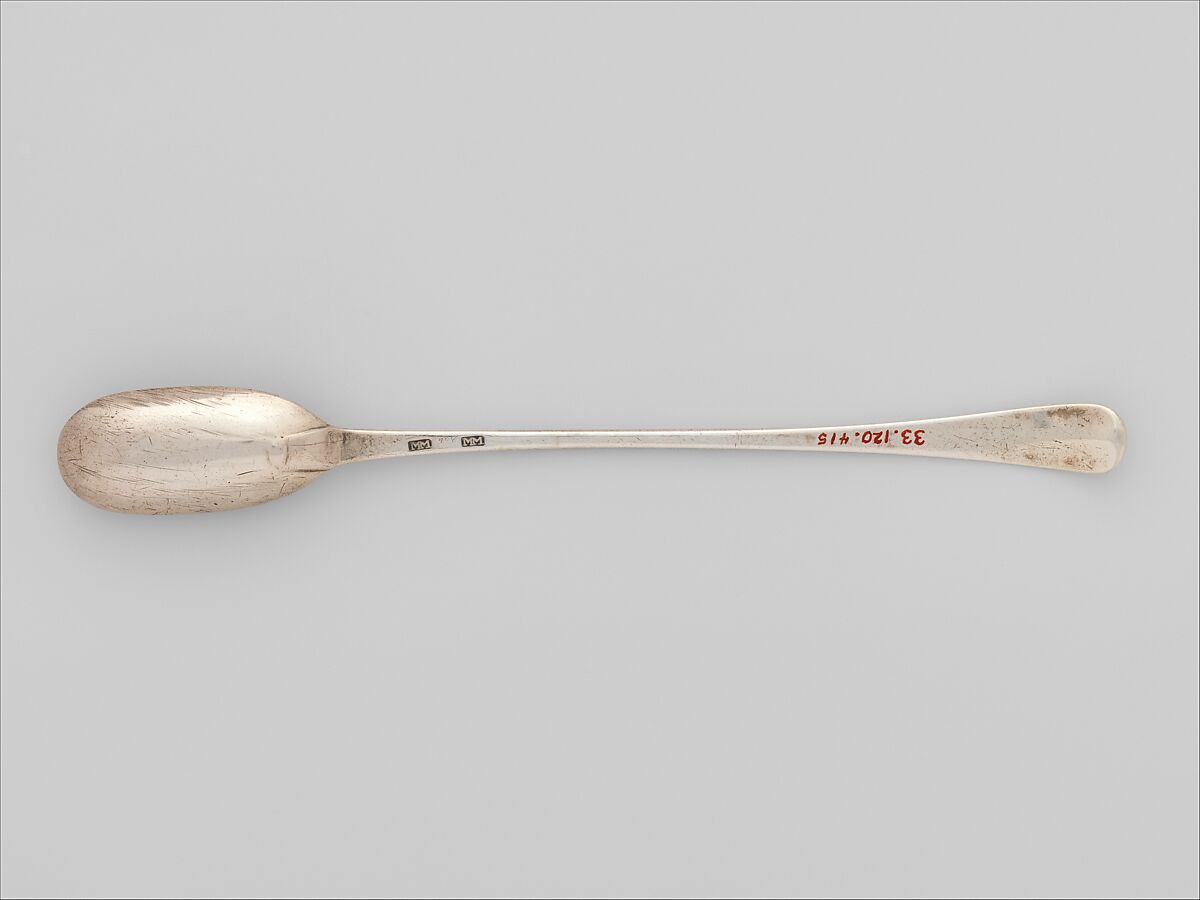 Spoon, Myer Myers (1723–1795), Silver, American