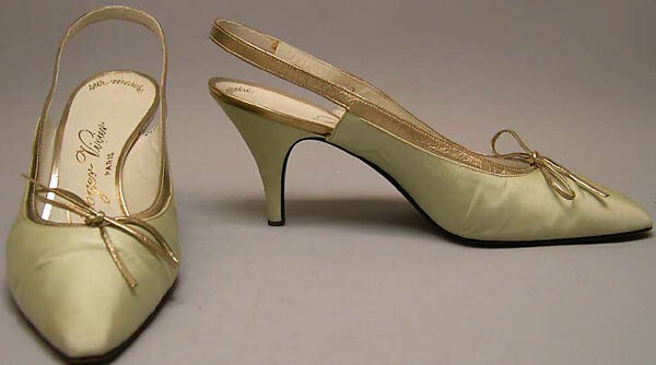 Evening ensemble, House of Givenchy (French, founded 1952), (a-d) silk; (c, d) leather, French