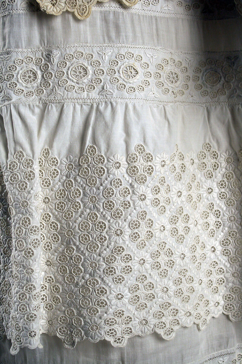 Dress, cotton, American