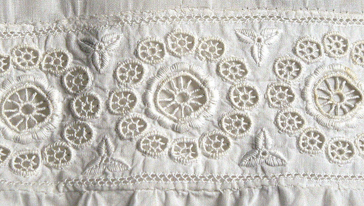 Dress, cotton, American