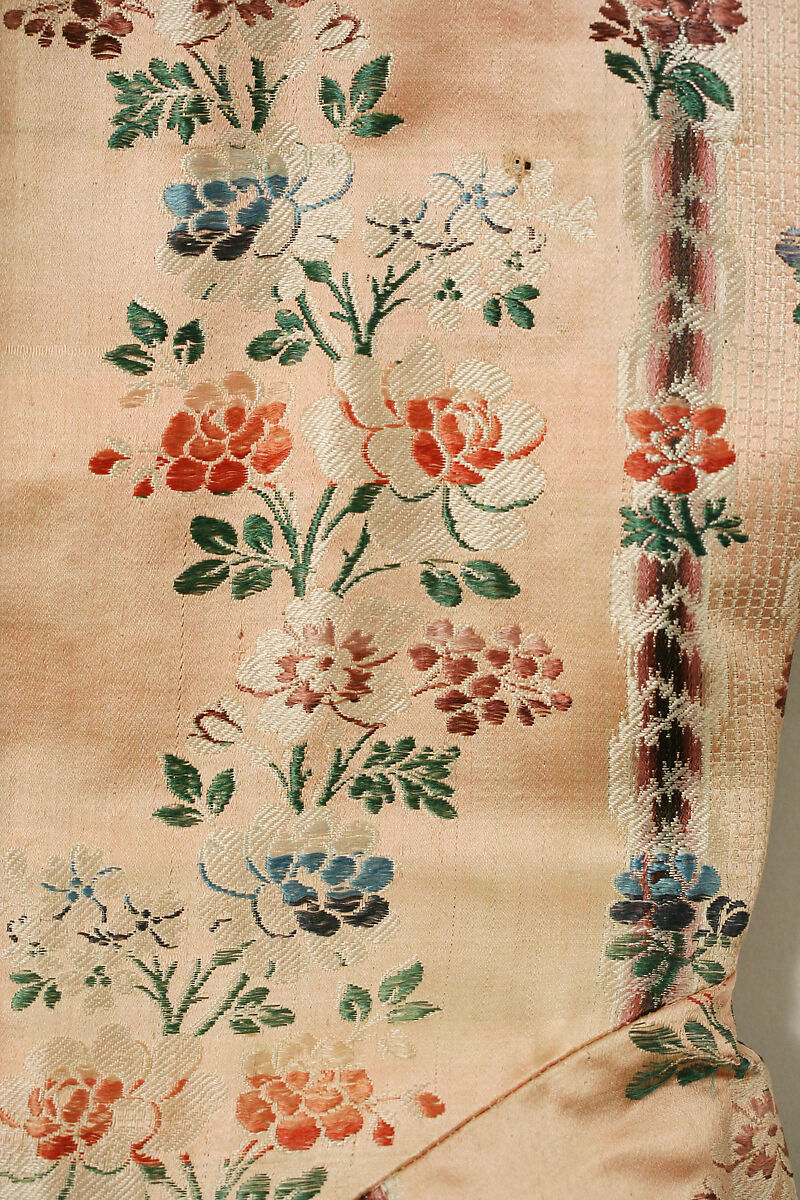 Bodice, silk, American or European