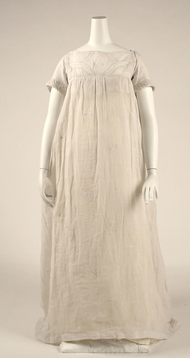 Dress, cotton, British 