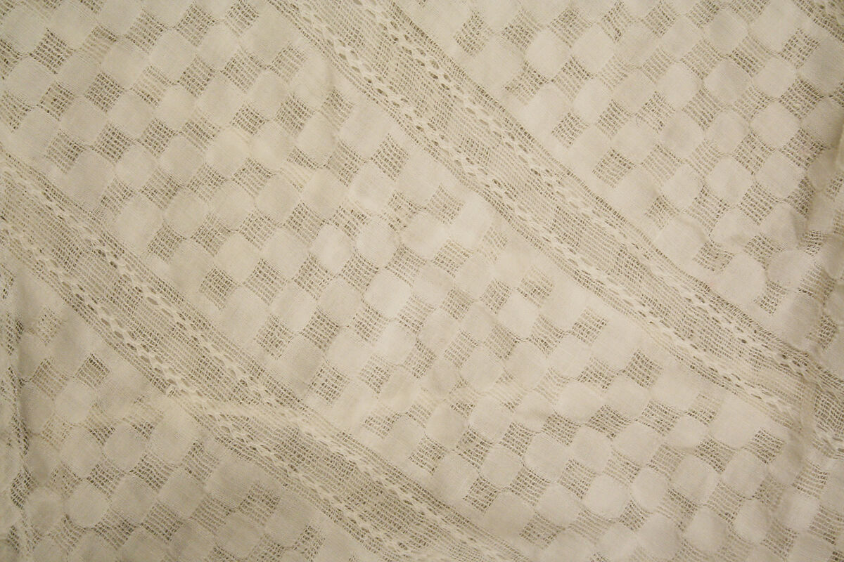 Evening dress, cotton, American