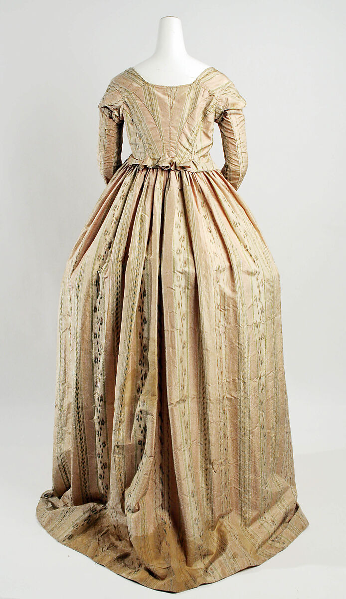 Dress, silk, French