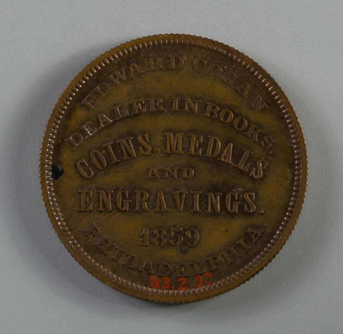 Medal, Gilt bronze