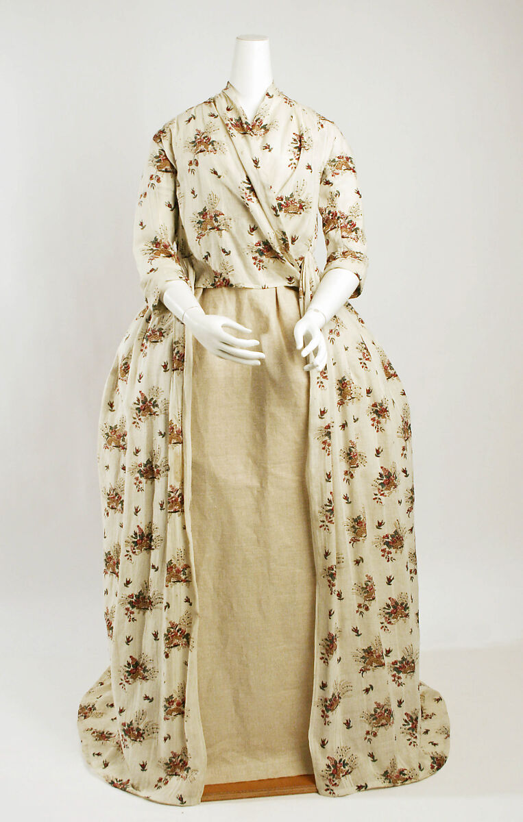 Dress, cotton, British 