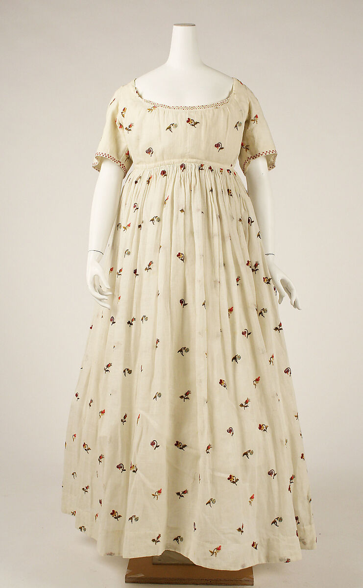 Dress, cotton, British 
