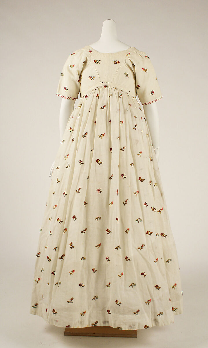Dress, cotton, British