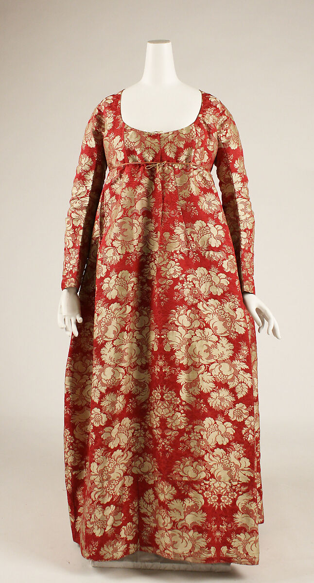 Dress, silk, French 