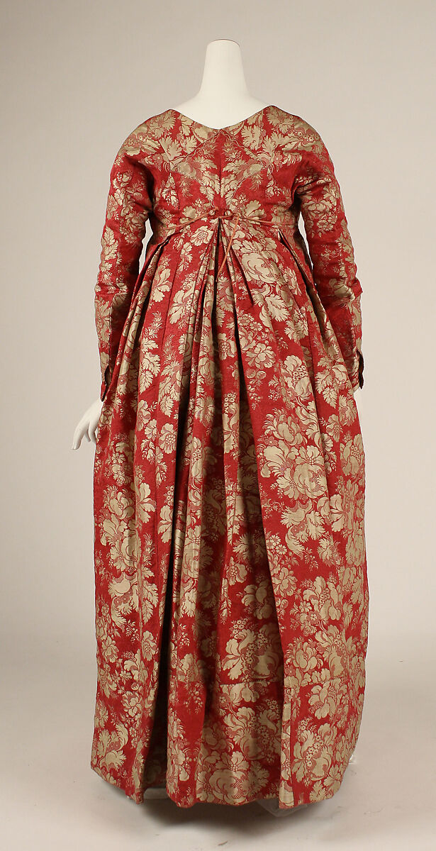 Dress, silk, French