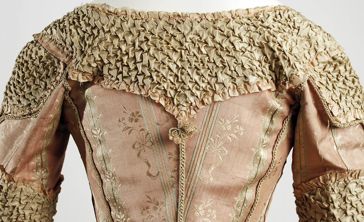 Robe à la Circassienne, silk, French