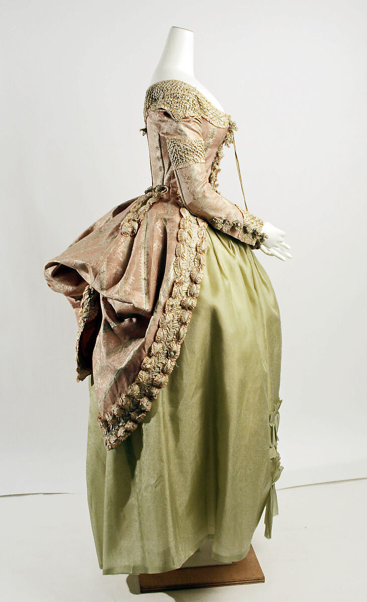 Robe à la Circassienne, silk, French