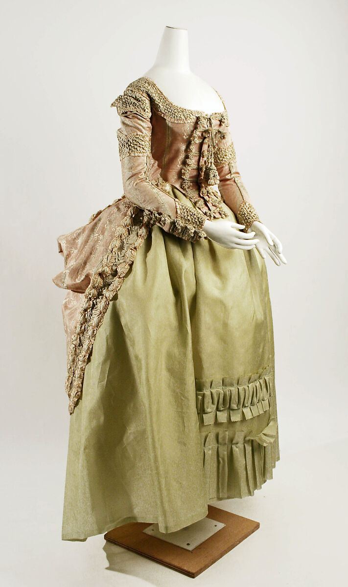 Robe à la Circassienne, silk, French