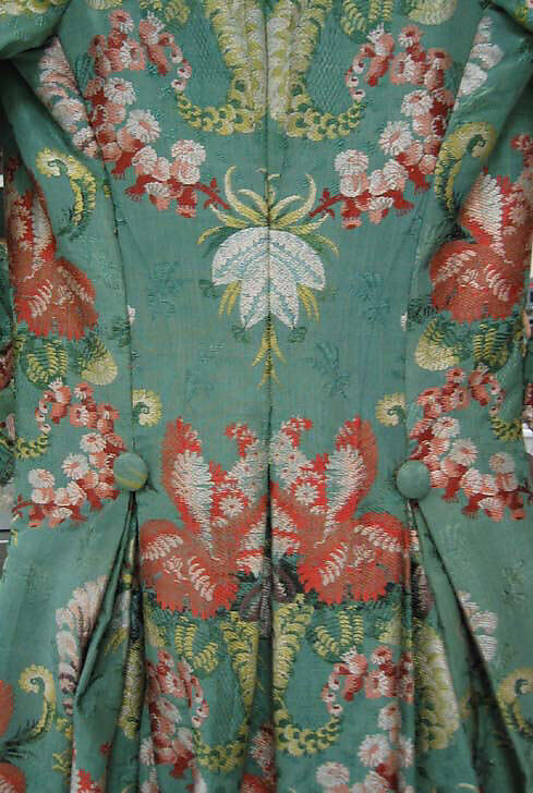 Robe à la polonaise, silk, French