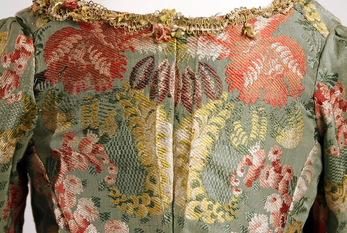 Robe à la polonaise, silk, French
