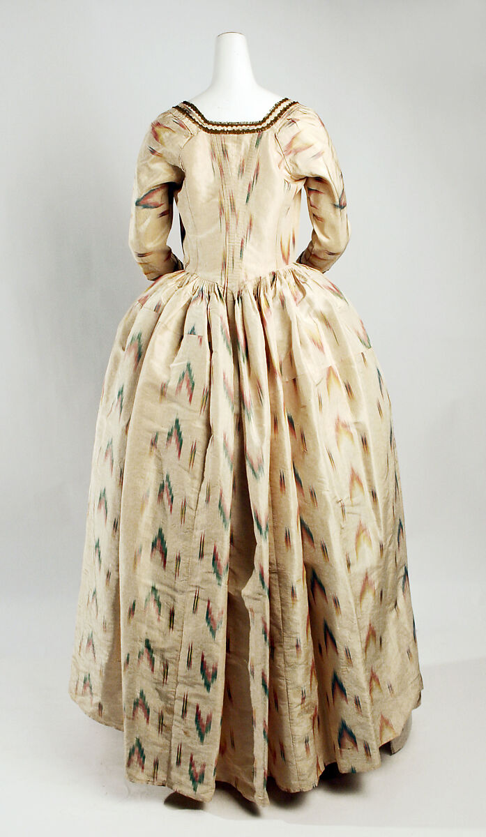 Robe à l'anglaise, silk, British