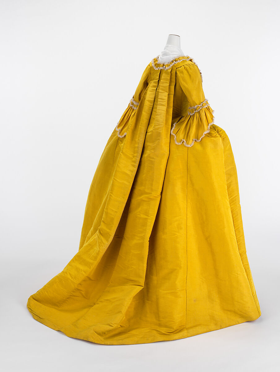 Robe à la française, silk, French