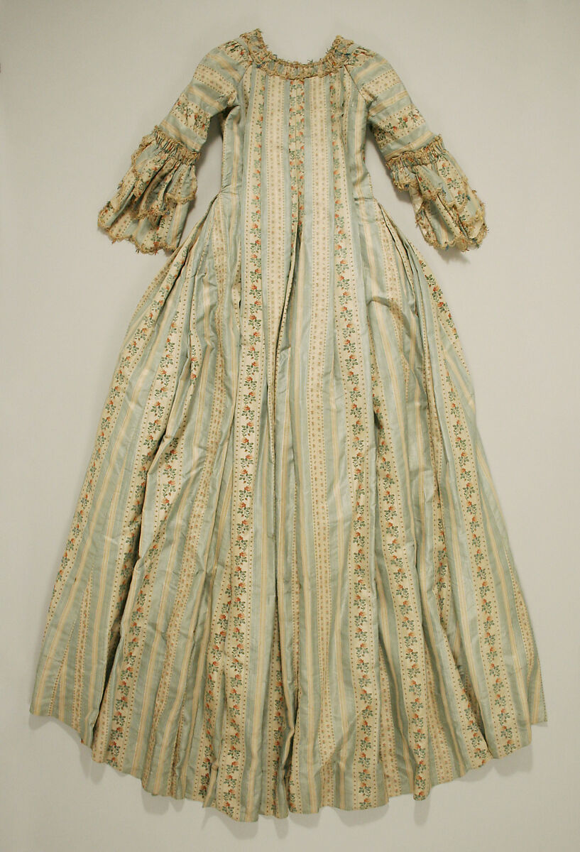 Robe à la française, silk, French
