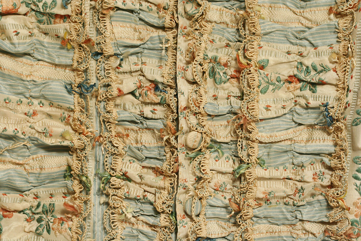Robe à la française, silk, French