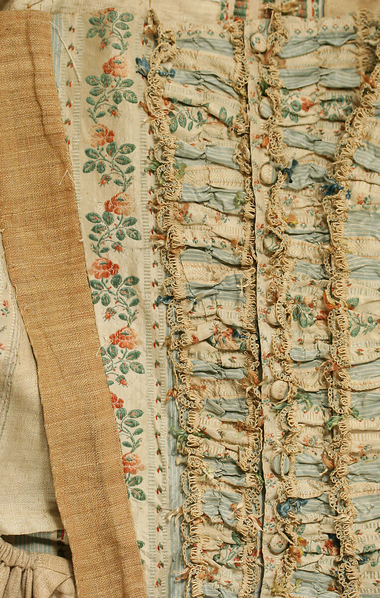 Robe à la française, silk, French