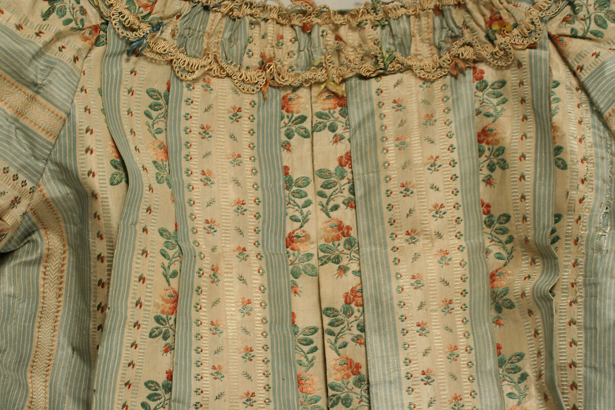 Robe à la française, silk, French