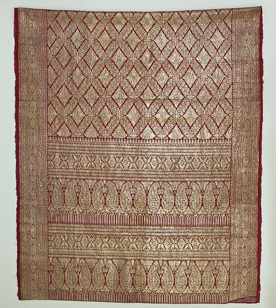 Textile, silk, metallic, Thailand 