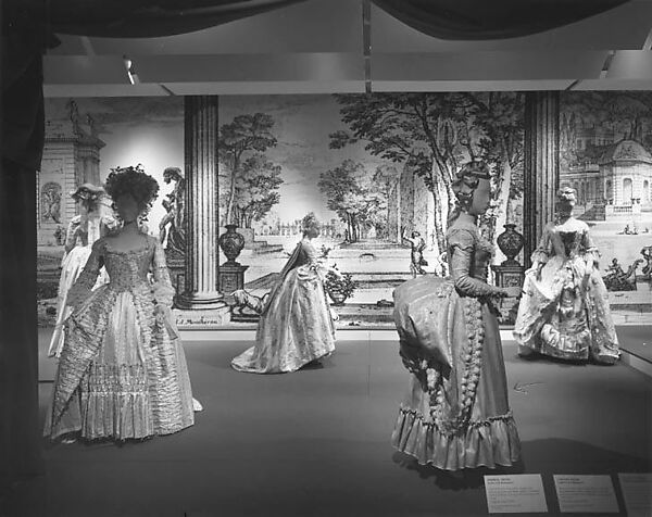 Dress, silk, probably British