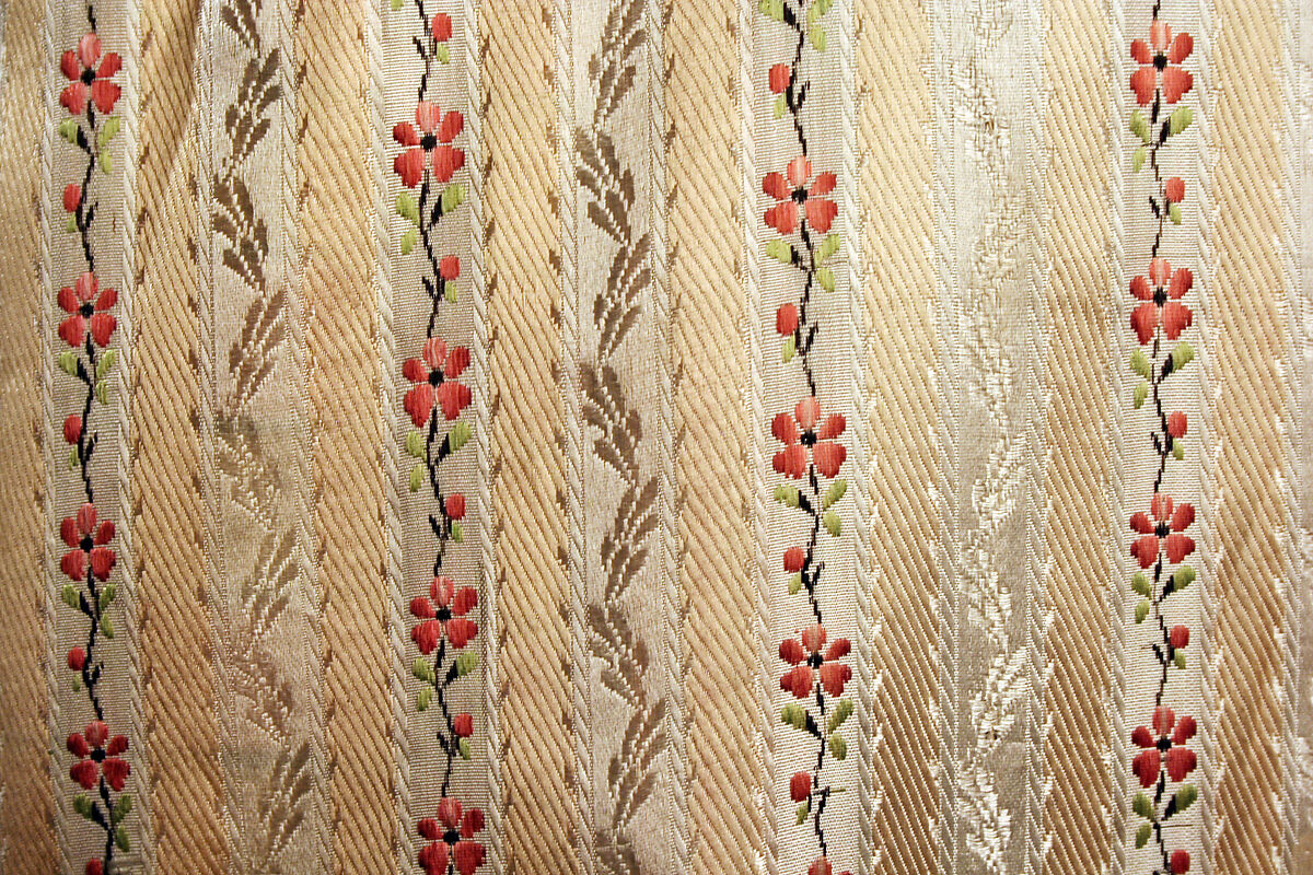 Dress, silk, probably British