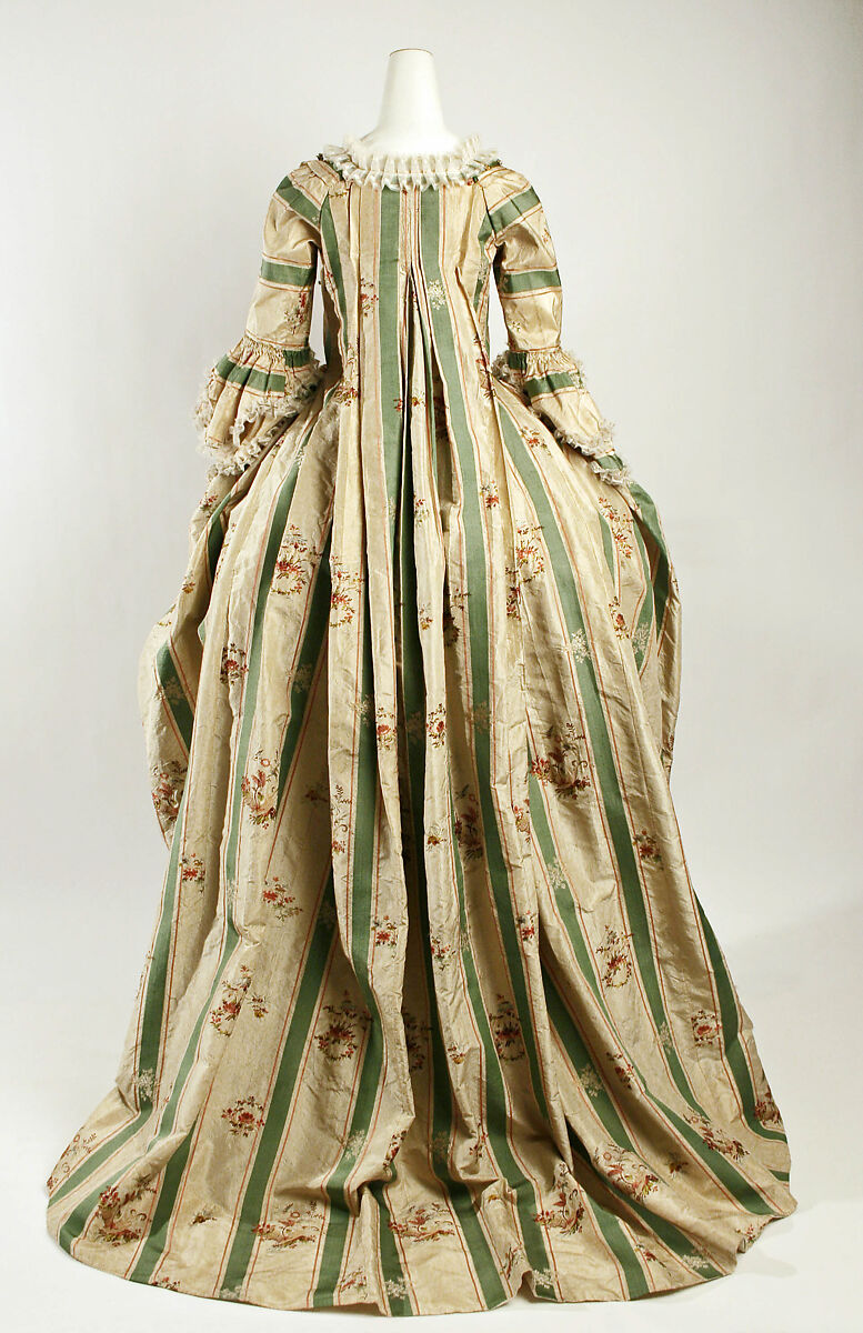 Robe à la française, silk, French