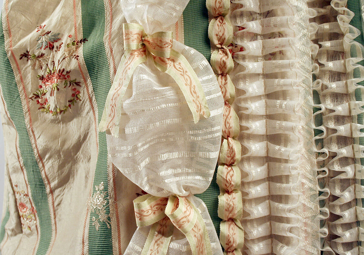 Robe à la française, silk, French