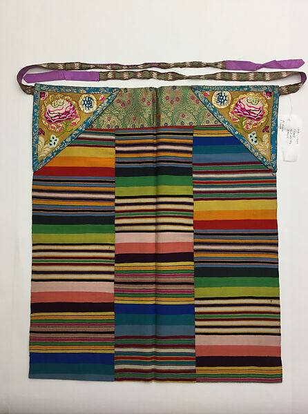 Ensemble, (a) silk; (b) silk, metal, cotton; (c) silk, metal, Tibet