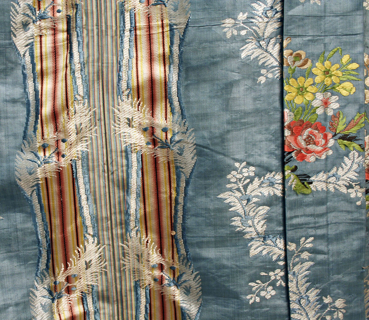 Robe à la française, silk, Italian