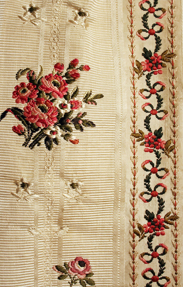 Robe à la française, silk, British