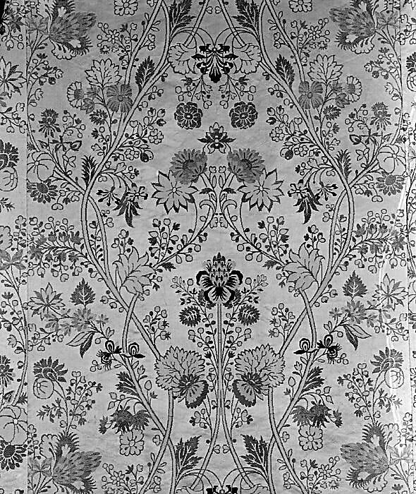 Dress, silk, British