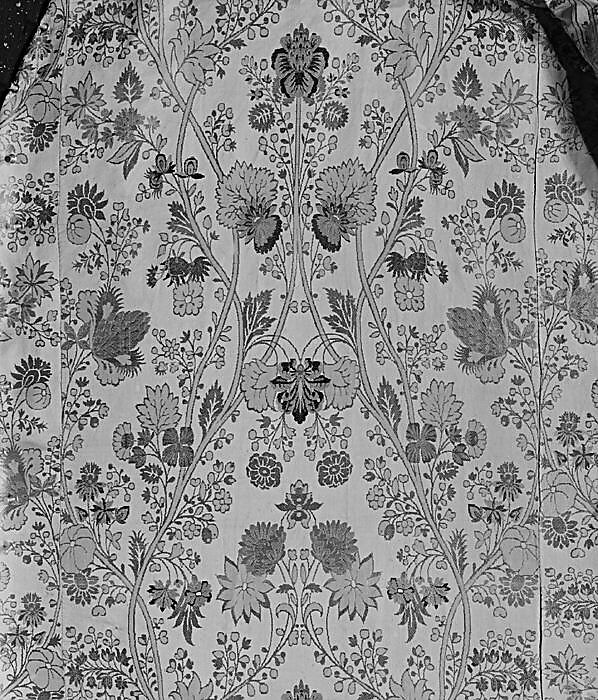 Dress, silk, British